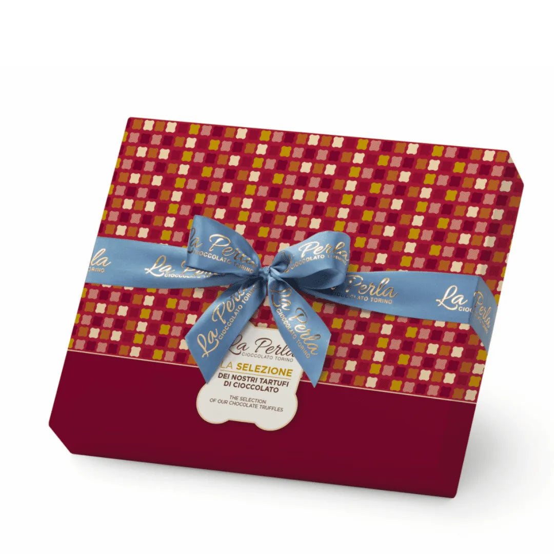 Bianco, Nero, Ambra, Pesca Amaretto assortment Chocolate Truffles 310g - La Perla