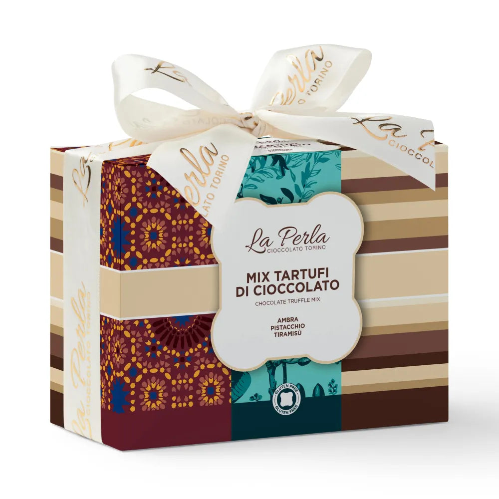 The Mix: Tiramisù, Ambra, Pistachio Chocolate Truffles 240g - La Perla