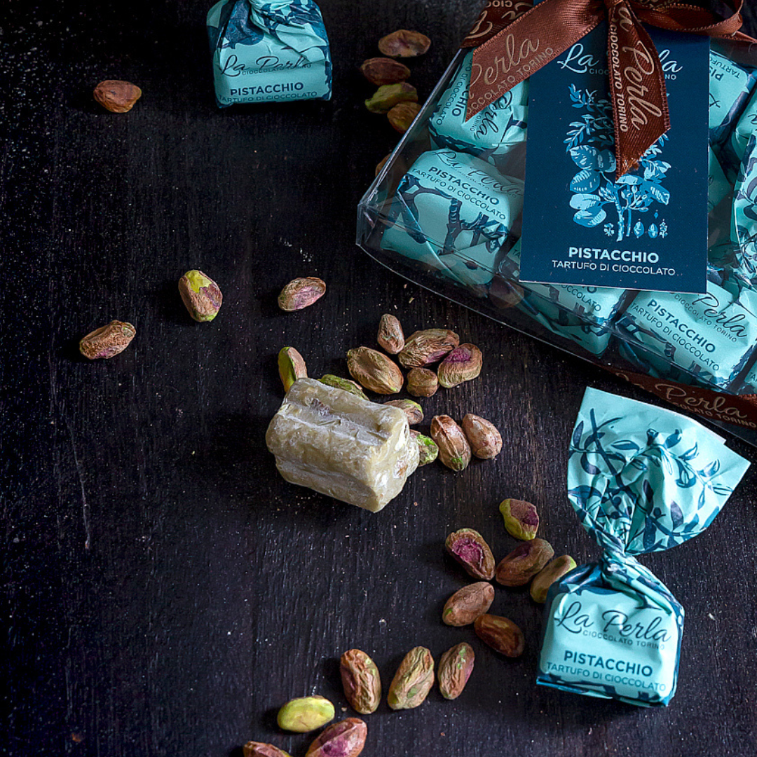 The Mix: Tiramisù, Ambra, Pistachio Chocolate Truffles 240g - La Perla