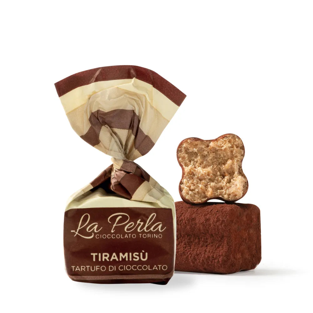 Bianco, Nero, Salted Peanut, Tiramisù assortment Chocolate Truffles 200g - La Perla