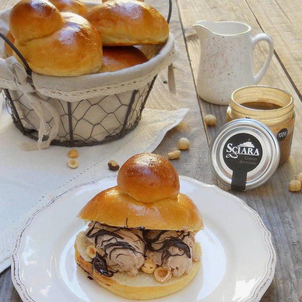 100% Hazelnut Cream without Sugar The Pure 190g - Sciara