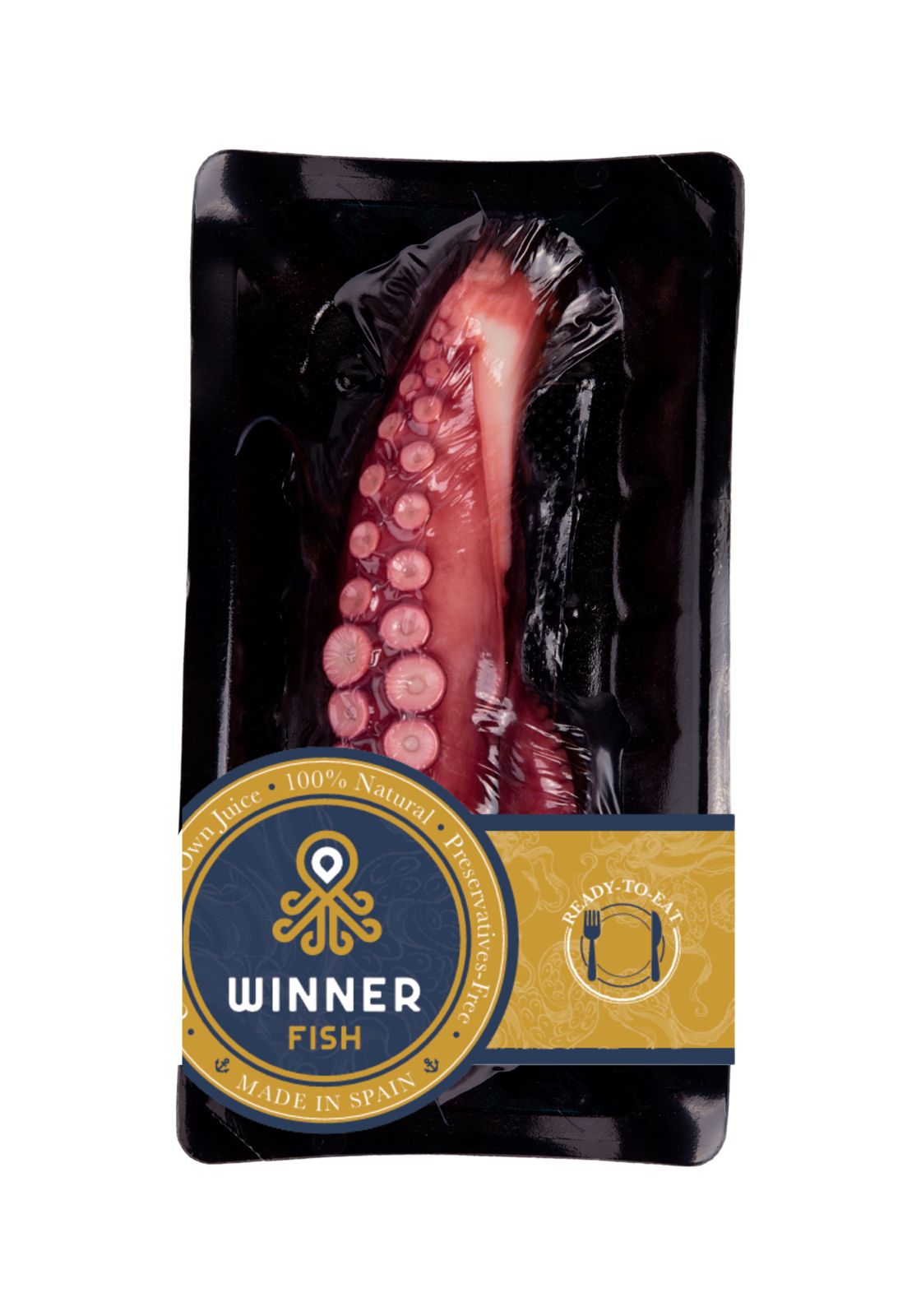 Cooked Octopus Tentacles In Vacuum - Winnerfish
