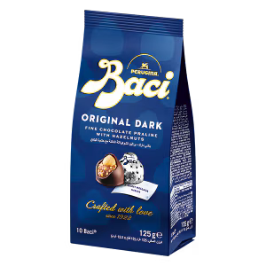 Original Dark Chocolate Praline with Hazelnuts 125g - Baci Perugina