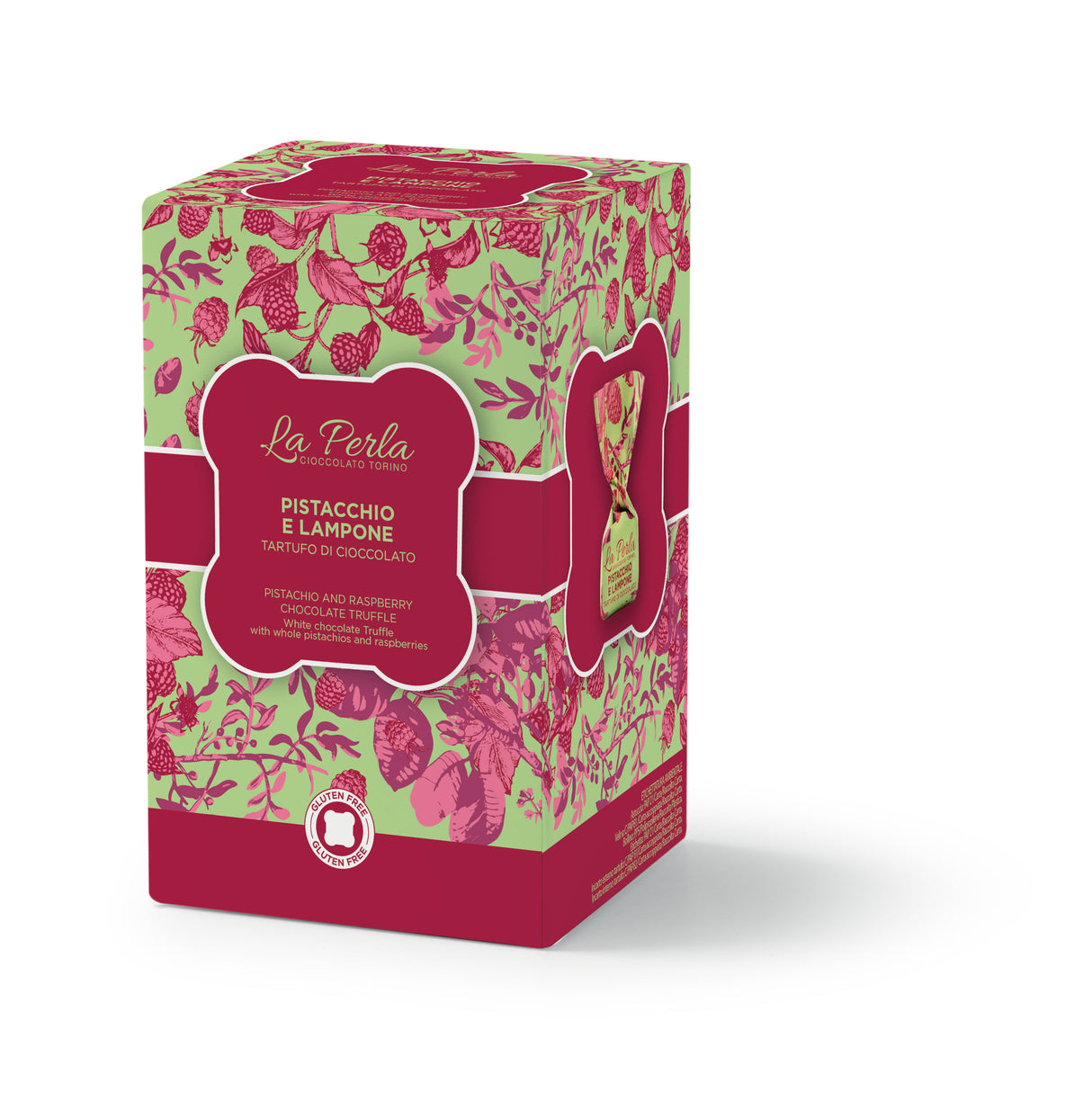 Pistachio and Raspberry Chocolate Truffles 150g - La Perla