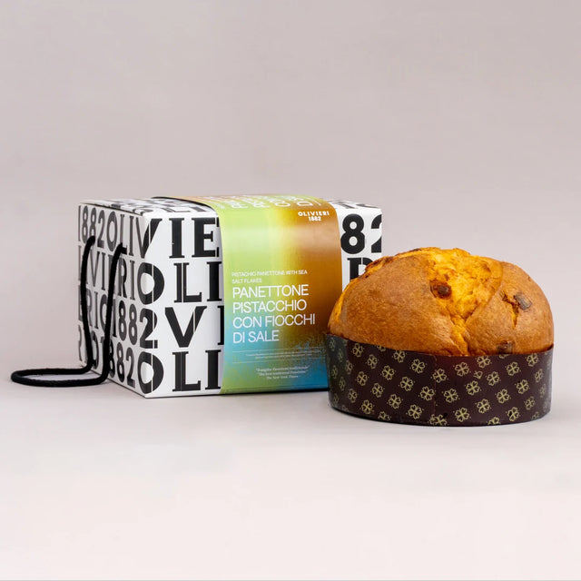 Pistachio Panettone with Maldon Salt Flakes 1000g - Olivieri