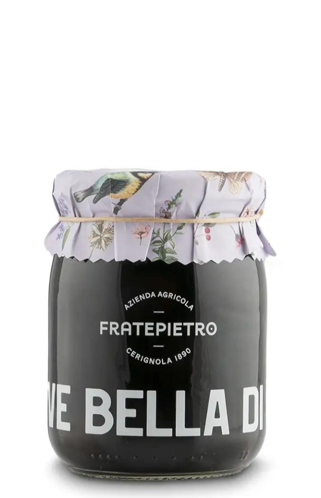 Black Olive Verdi Bella di Cerignola 580ml - Agricola Fratepietro