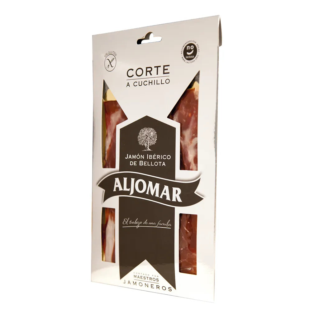 Spanish Cereal-Fed 50% Iberico Pork Ham Sliced 100g - Aljomar