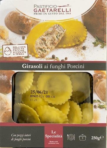 Fresh Girasoli with Porcini Mushrooms 250g - Pastificio Gaetarelli