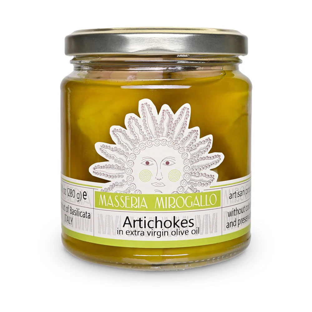 Baby Artichokes in Extra Virgin Olive Oil 210g - Masseria Mirogallo