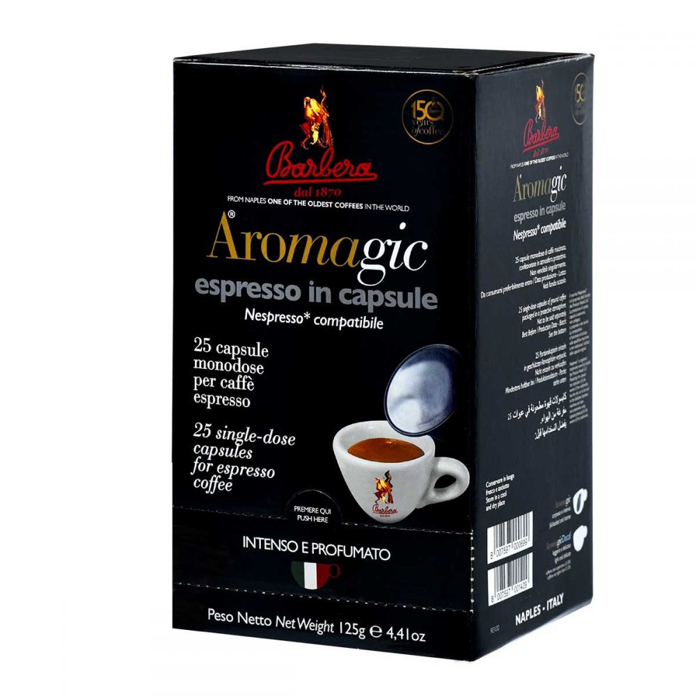 Aromagic 25 pcs Nespresso Compatible Capsules - Barbera