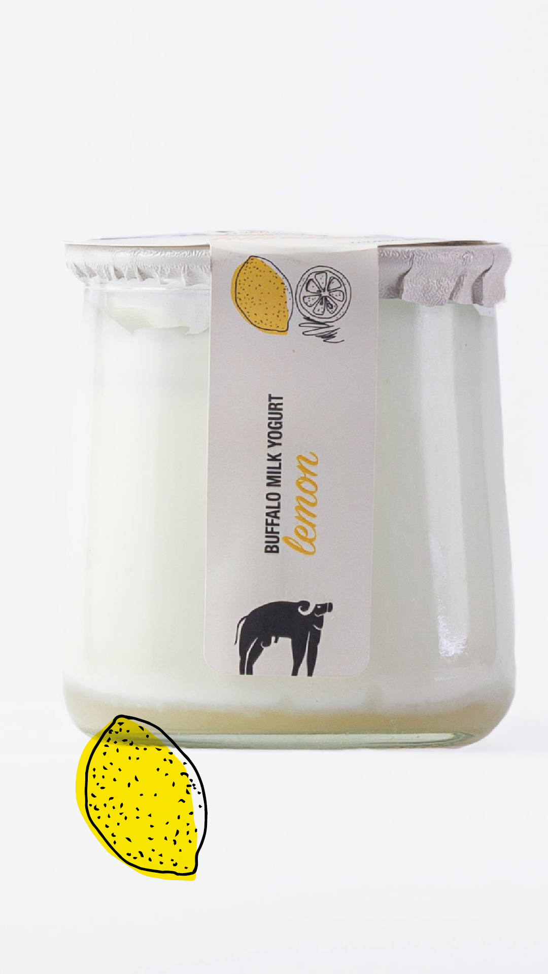 Buffalo Yogurt Lemon 110g - San Salvatore