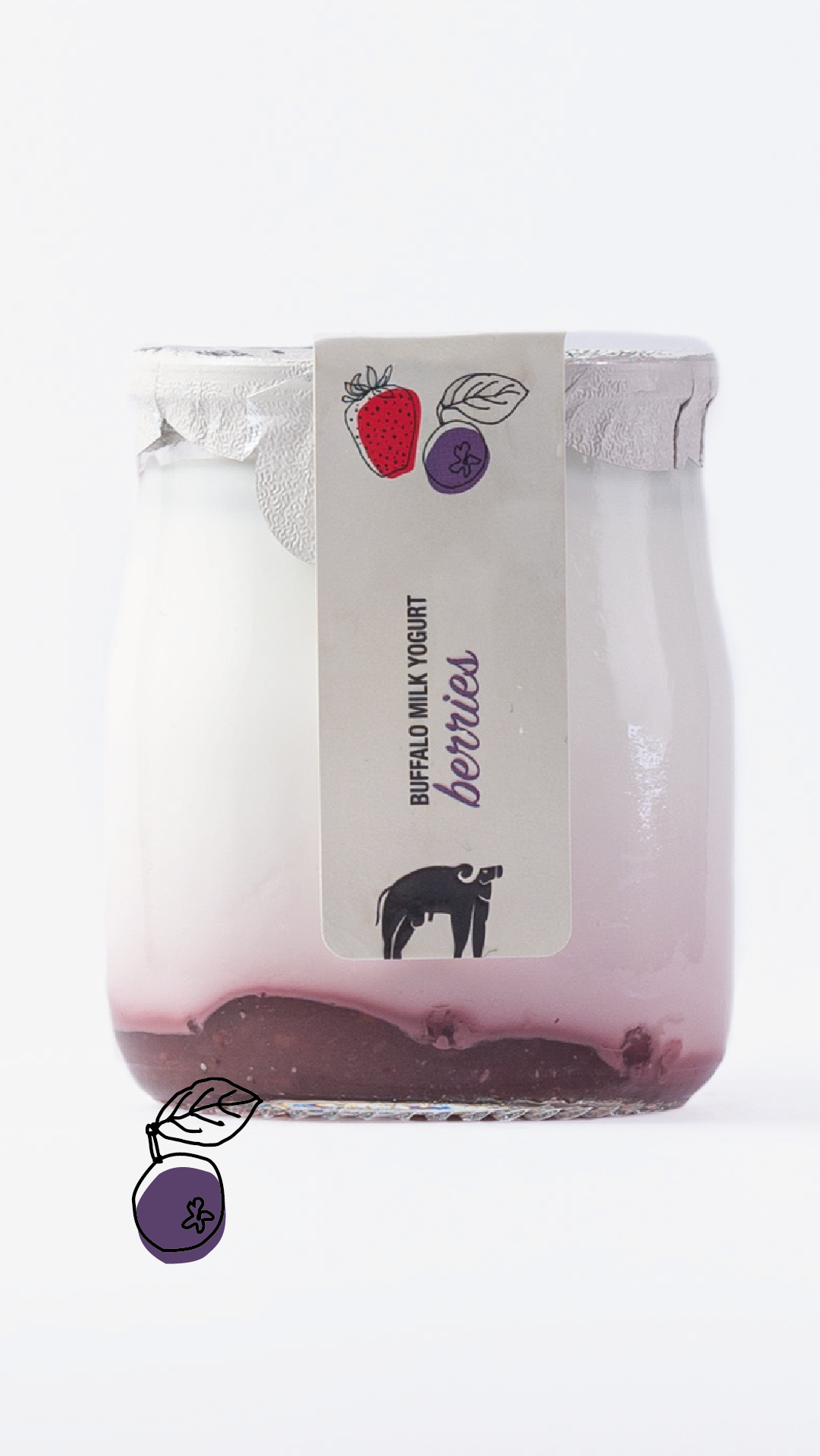 Buffalo Yogurt Wild Berries 110g - San Salvatore