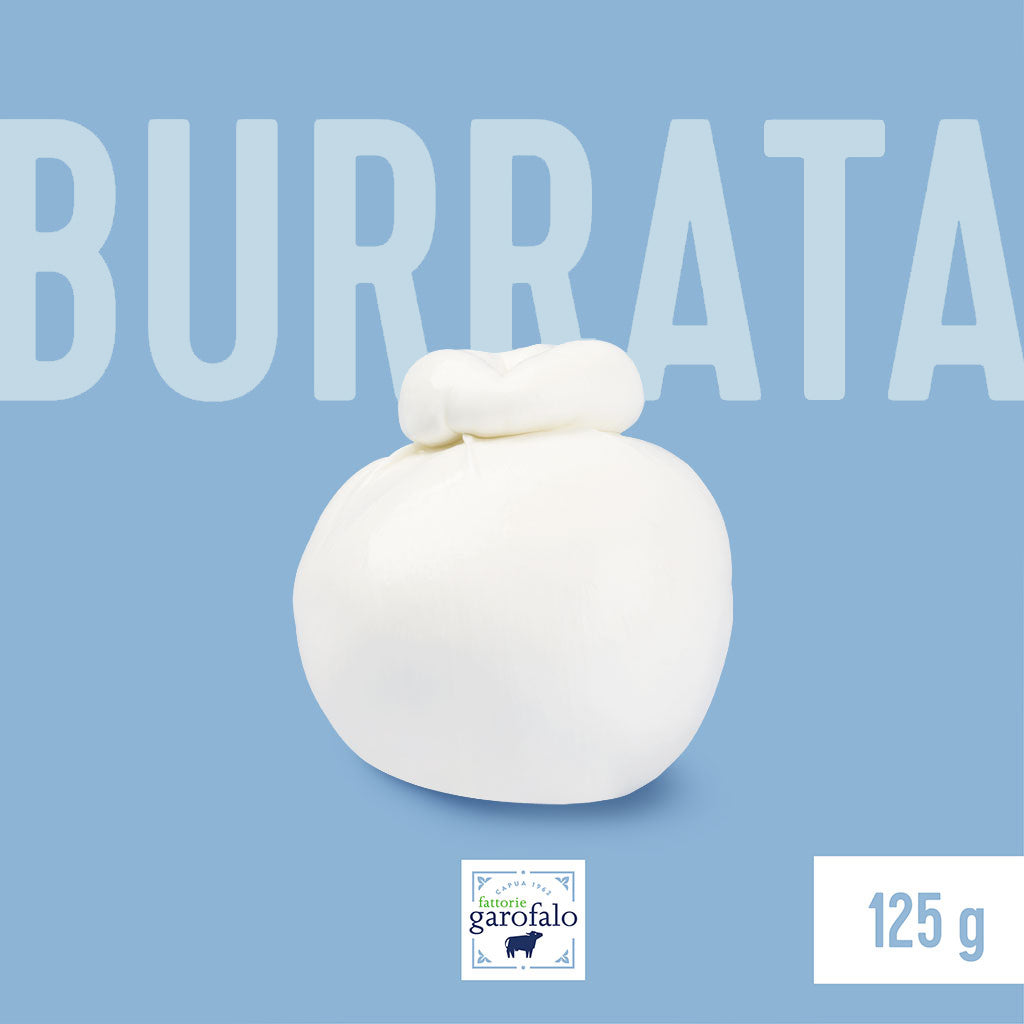 Buffalo burrata 125g - Fattorie Garofalo Fattorie Garofalo - Burrata @Mercato Gourmet | Your Italian Gourmet Supermarket