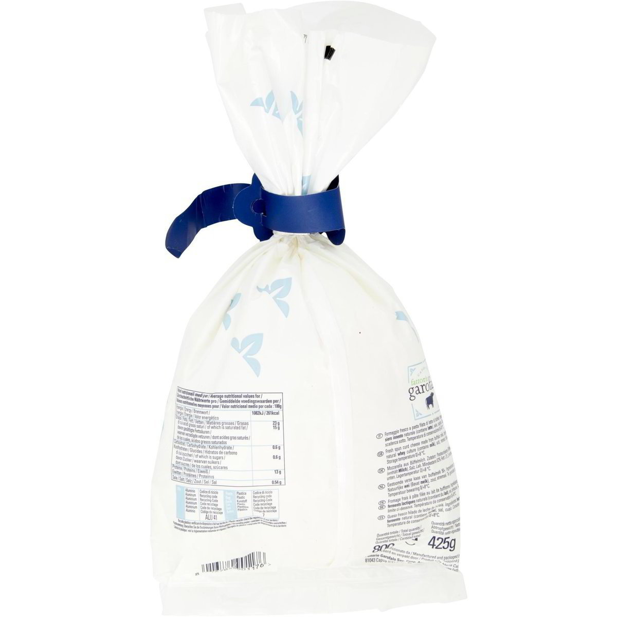 Buffalo mozzarella 425g- Fattorie Garofalo Fattorie Garofalo - Mozzarella @Mercato Gourmet | Your Italian Gourmet Supermarket