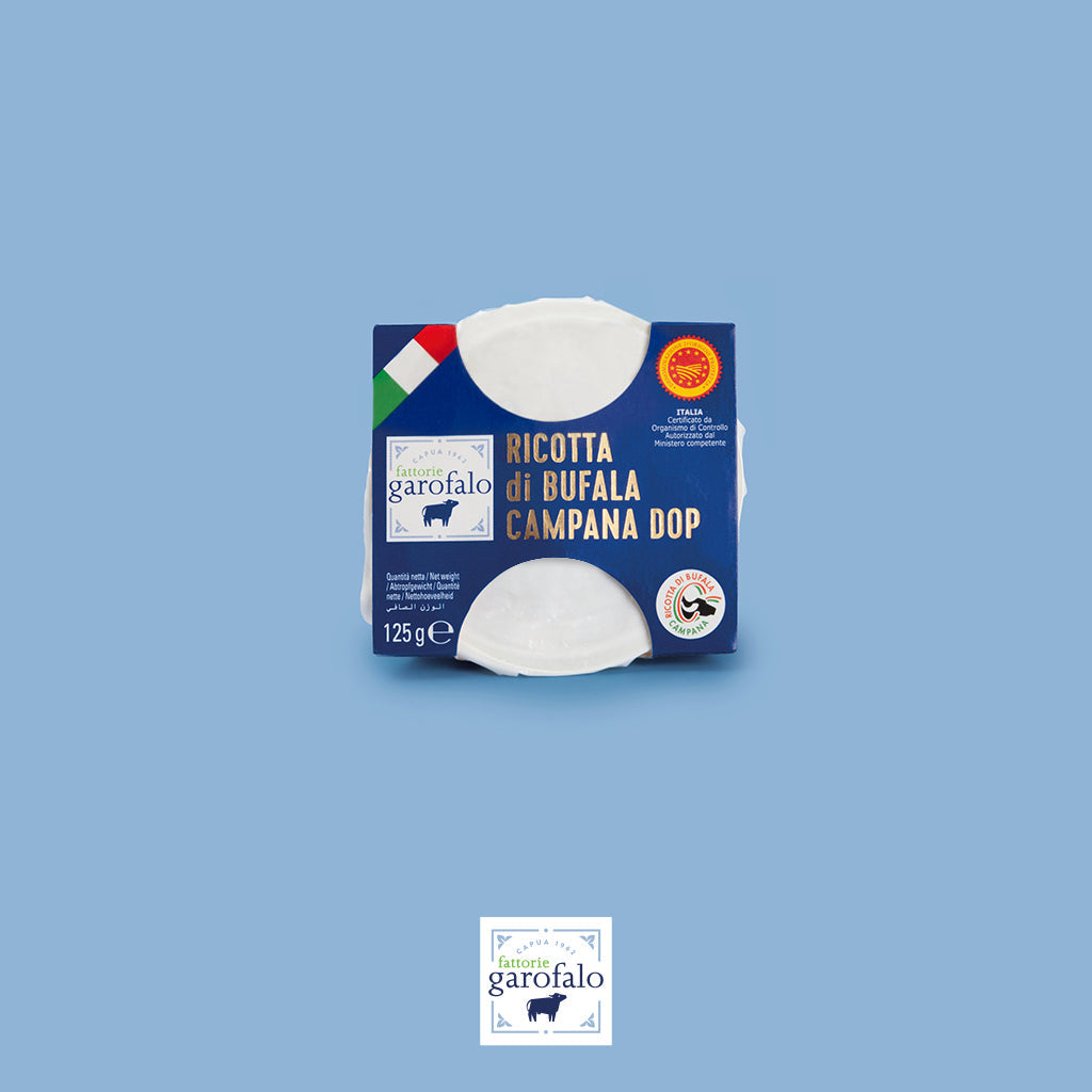 Buffalo ricotta DOP 125g- Fattorie Garofalo Fattorie Garofalo - Ricotta 125g @Mercato Gourmet | Your Italian Gourmet Supermarket