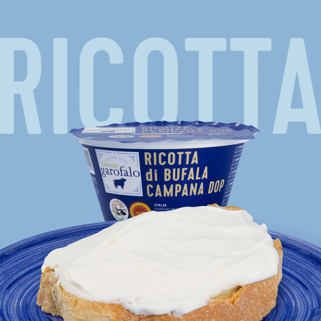Buffalo ricotta DOP 250g - Fattorie Garofalo Fattorie Garofalo - Ricotta @Mercato Gourmet | Your Italian Gourmet Supermarket
