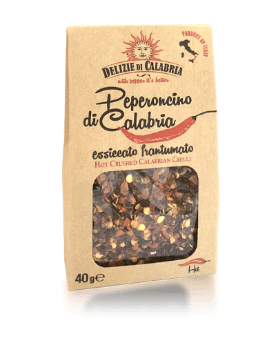 CALABRIAN CHILI FLAKES 40G - Delizie di Calabria Delizie di Calabria - Spices & Dressing 40g @Mercato Gourmet | Your Italian Gourmet Supermarket
