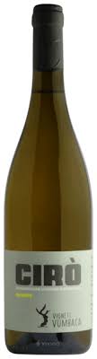 Cirò Bianco DOC Organic 2024 750ml - Vigneti Vumbaca