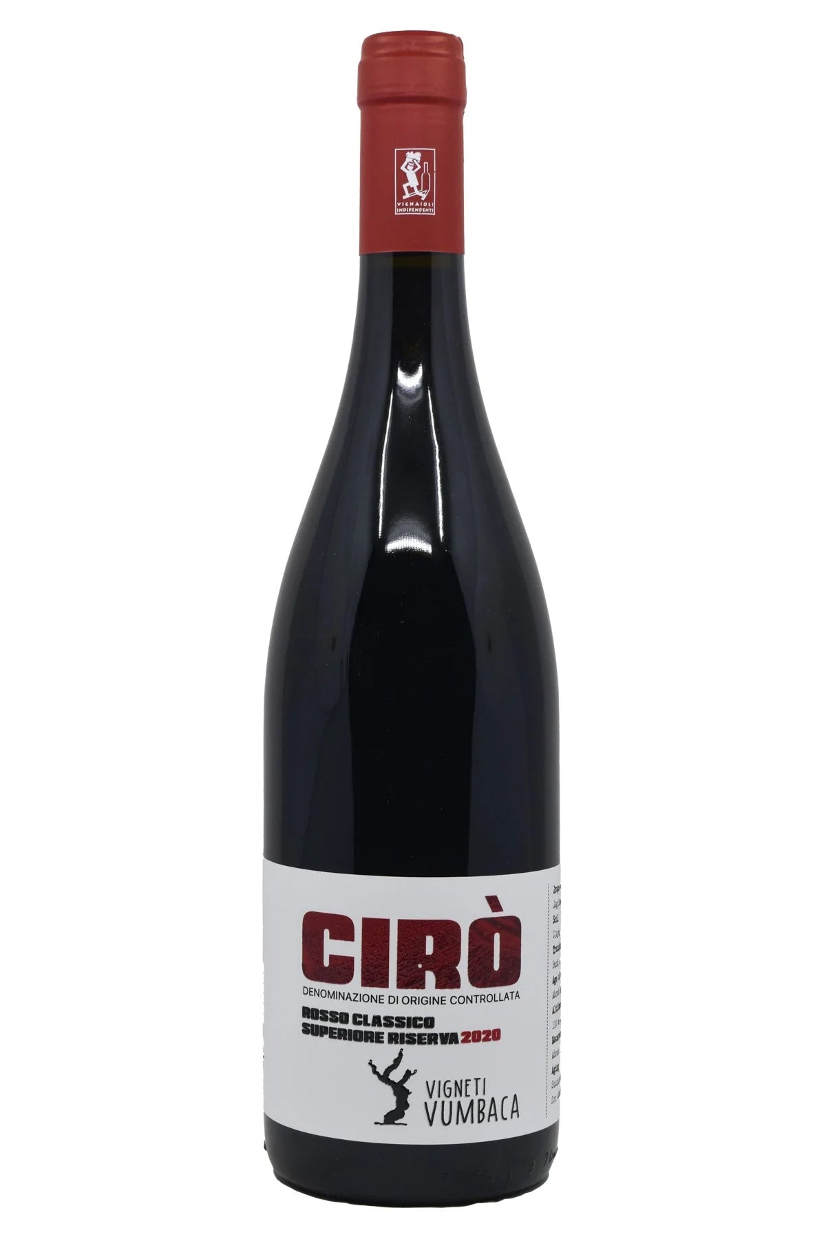 Cirò Rosso Classic Superiore DOC Organic 2022 Riserva 750ml - Vigneti Vumbaca
