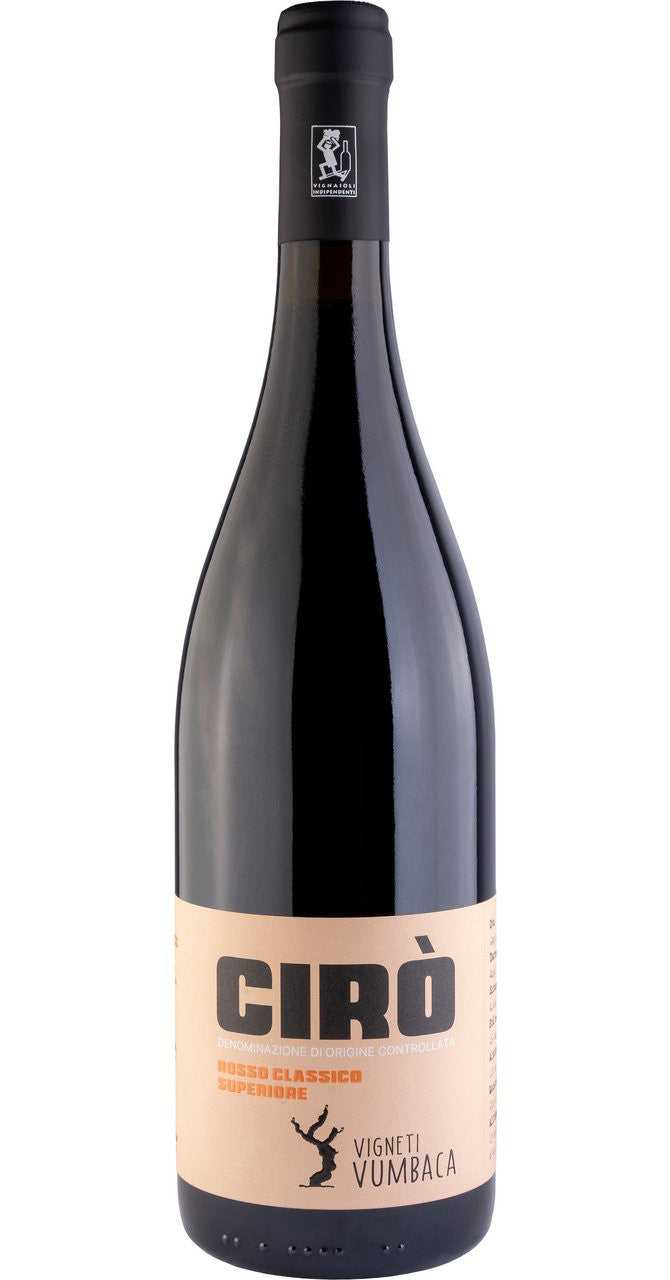 Cirò Rosso Classic Superiore DOC Organic 2023 750ml - Vigneti Vumbaca
