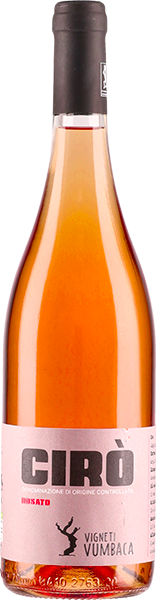 Cirò Rosato DOC Organic 2023 750ml - Vigneti Vumbaca