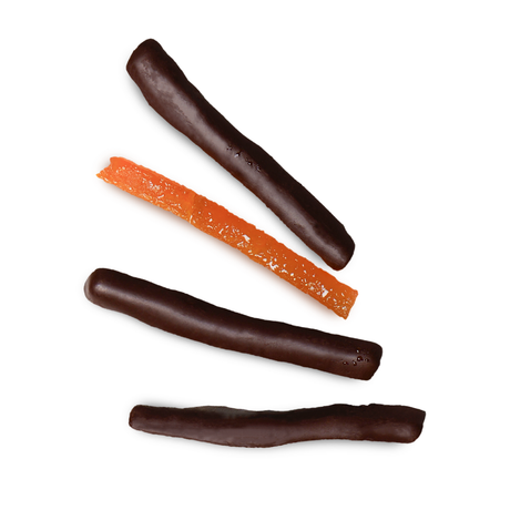 Dragée Dark Chocolate Covered Orange Zest in Tin 120g - Guido Gobino