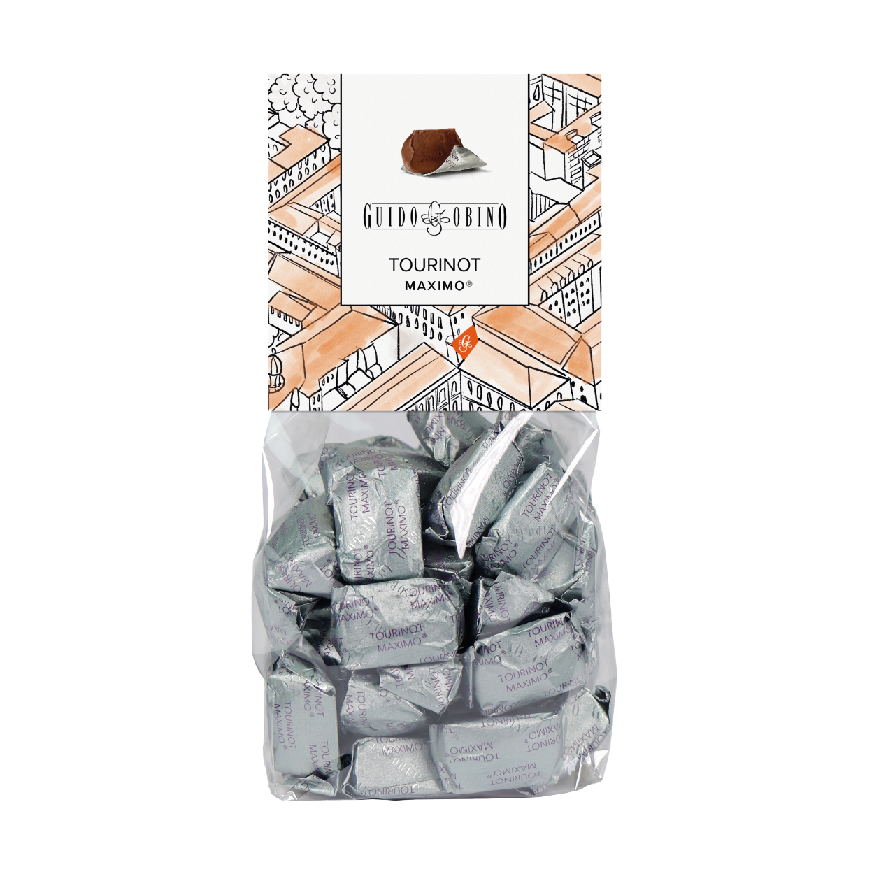 Giandujone Dark Chocolate with Piedmont Hazelnuts 250g - Guido Gobino