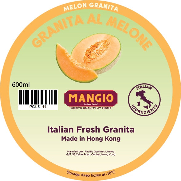 Homemade Melon Gelato 600ml - Mangio