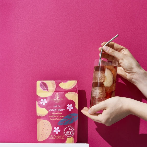 Iced Tea Juicy Fuity Fruit Tea 50g (7g x 6 Tea Bags) - La Via del Tè