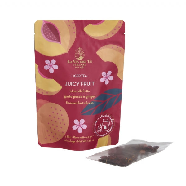 Iced Tea Juicy Fuity Fruit Tea 50g (7g x 6 Tea Bags) - La Via del Tè