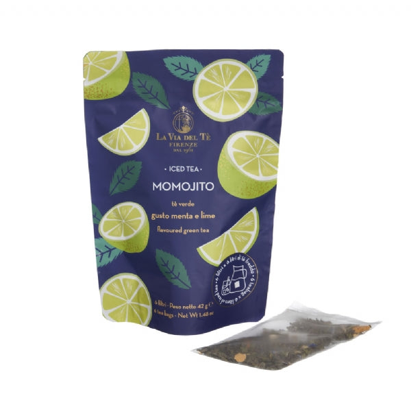 Iced Tea Momojito Green Tea 50g (7g x 6 Tea Bags) - La Via del Tè