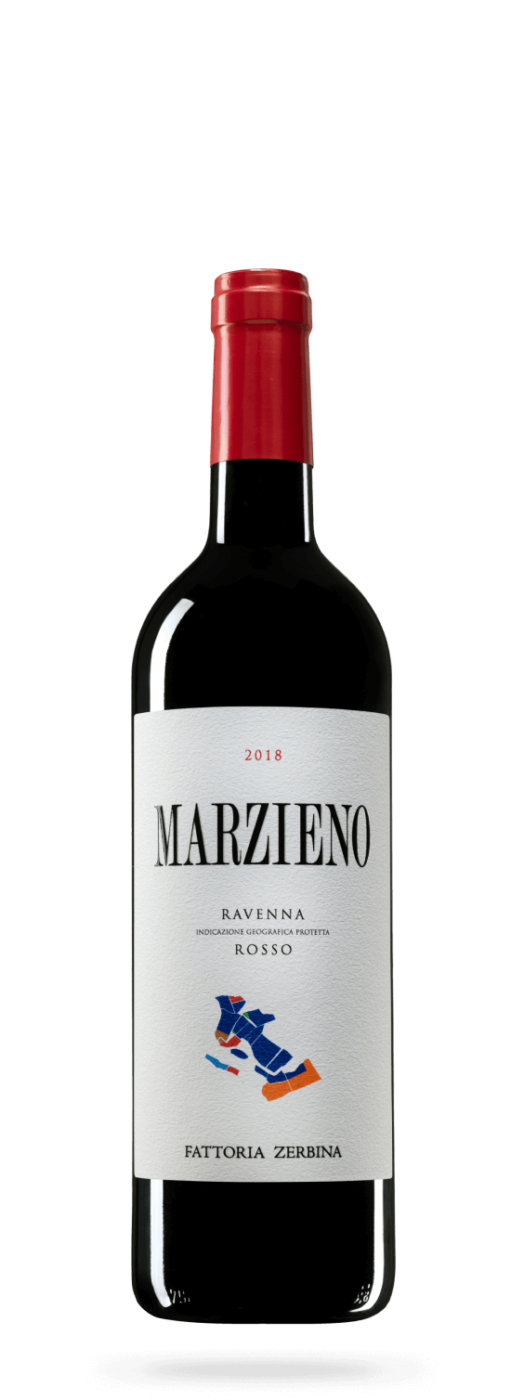 Marzieno Ravenna Rosso IGP 2019 750ML - Fattoria Zerbina