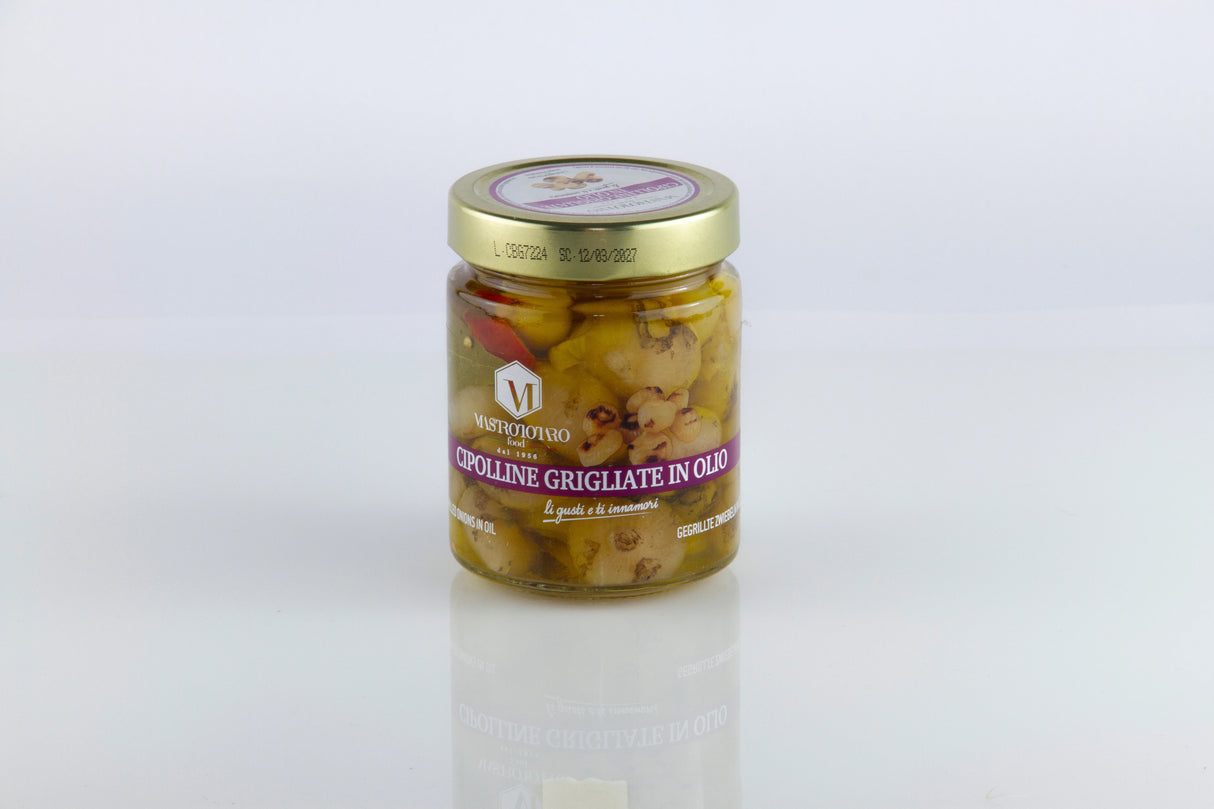 Grilled Borettane Onions in Oil 280g - Mastrototaro