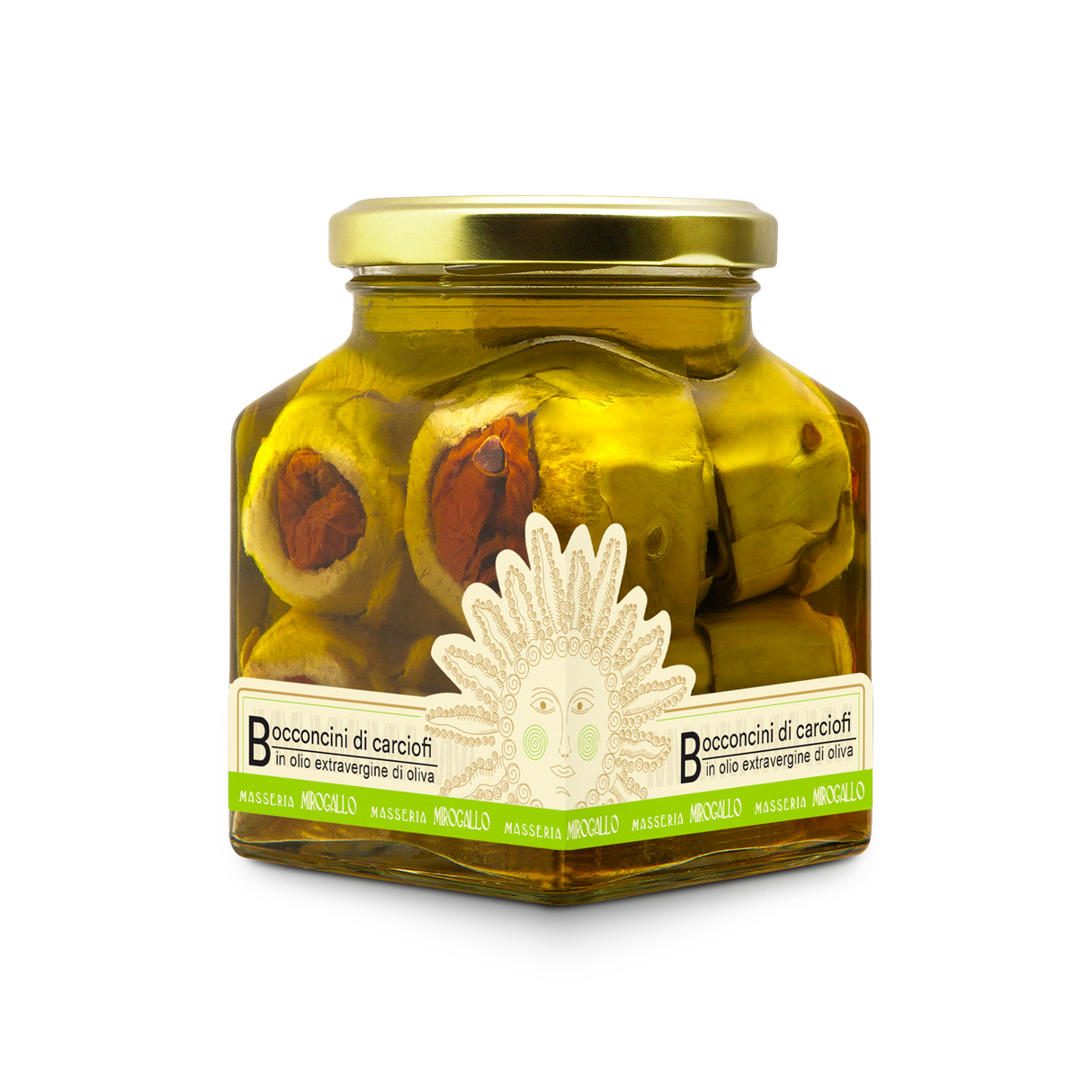 Stuffed Artichokes in Extra Virgin Olive Oil 260g - Masseria Mirogallo