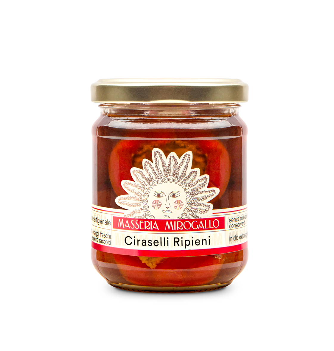 Stuffed Cherry Peppers 185g - Masseria Mirogallo