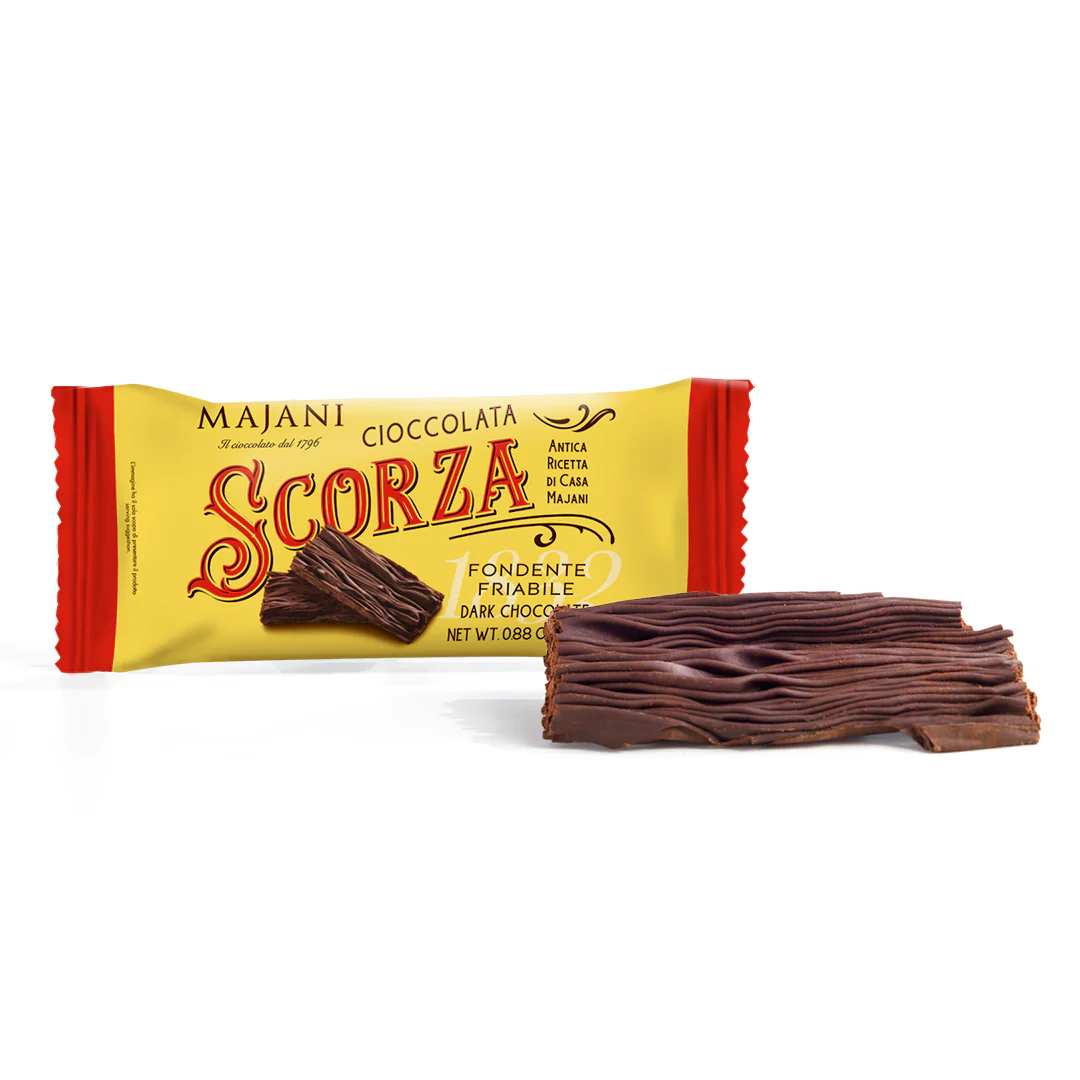 Scorza Dark Chocolate Crumbly Texture Snack 25g - Majani