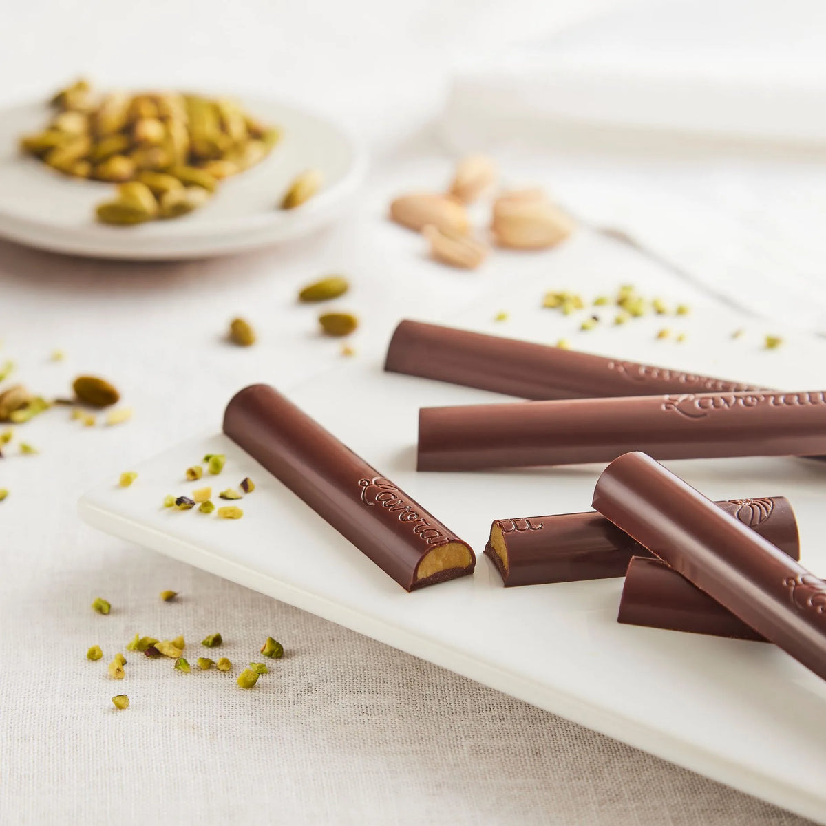 Dark Chocolate and Pistachio Pencils 3pc - Lavoratti
