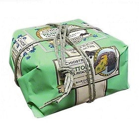 Traditional Panettone with dark Chocolate Drops and Pistachio Cream 900g - Galup Galup - Panettone @Mercato Gourmet | Your Italian Gourmet Supermarket