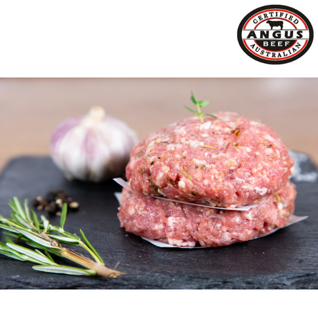 Australian Handmade Angus Beef Burger Patties Pacific Gourmet - Sausage & Burger @Mercato Gourmet | Your Italian Gourmet Supermarket