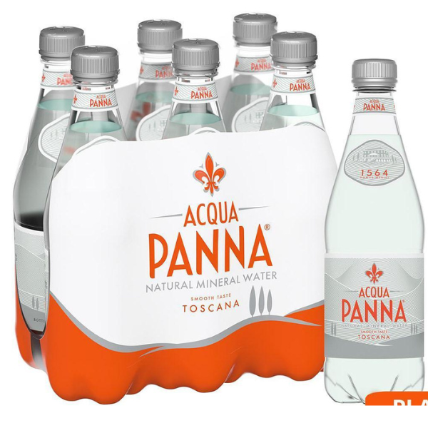 Acqua Panna Natural Mineral Water 500ml (6 Bottles / Pack)
