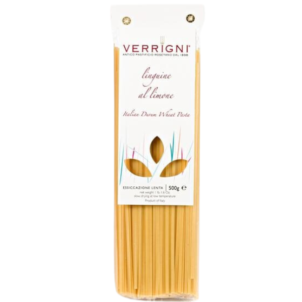 Durum Wheat Lemon Linguine 500g - Verrigni