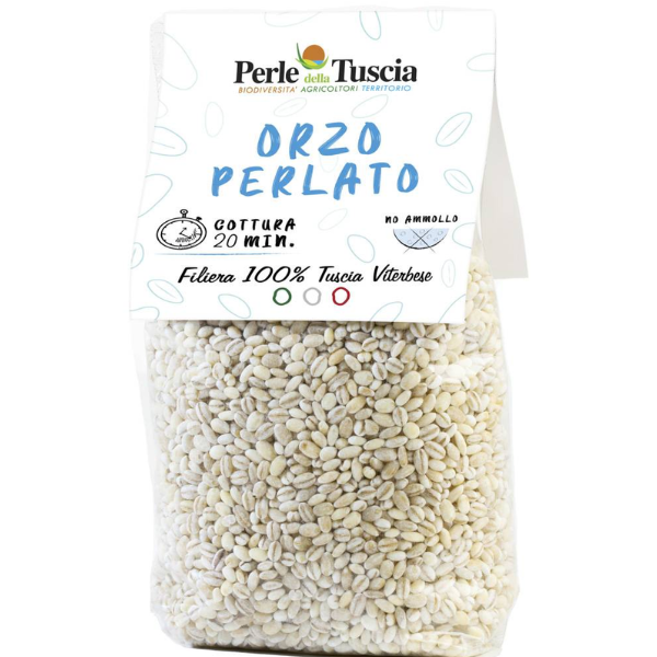 Pearled Barley 400g - Perle della Tuscia Mercato Gourmet - Legumes & Grains @Mercato Gourmet | Your Italian Gourmet Supermarket