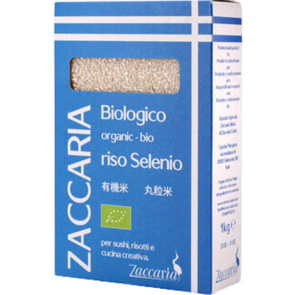 Organic Selenio Rice (Sushi) 1kg - Zaccaria