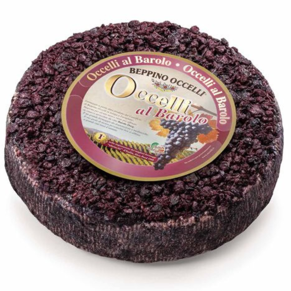 Occelli Cheese with Barolo 200g (±10%) Beppino Occelli - Hard Cheese @Mercato Gourmet | Your Italian Gourmet Supermarket