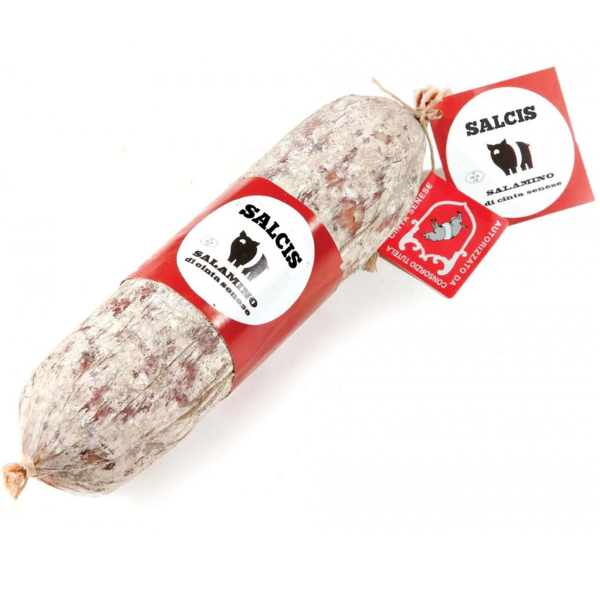 Whole Mini Salame Cinta Senese Pig 200g (±10%) - Salcis Mercato Gourmet - Cold-Cut @Mercato Gourmet | Your Italian Gourmet Supermarket