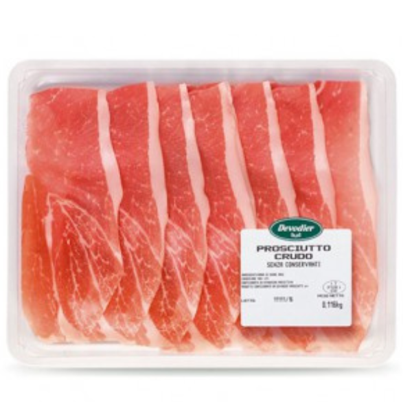 Sliced Dolce Cured Ham 100g - Devodier Devodier - Cold-Cut @Mercato Gourmet | Your Italian Gourmet Supermarket