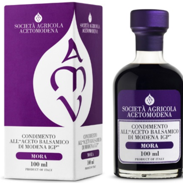 Balsamic Vinegar of Modena IGP 100ml - Blackberry Aceto Modena - Vinegar @Mercato Gourmet | Your Italian Gourmet Supermarket