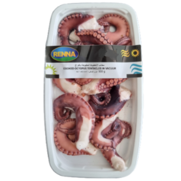 Cooked Octopus Tentacles In Vacuum 500g - Renna