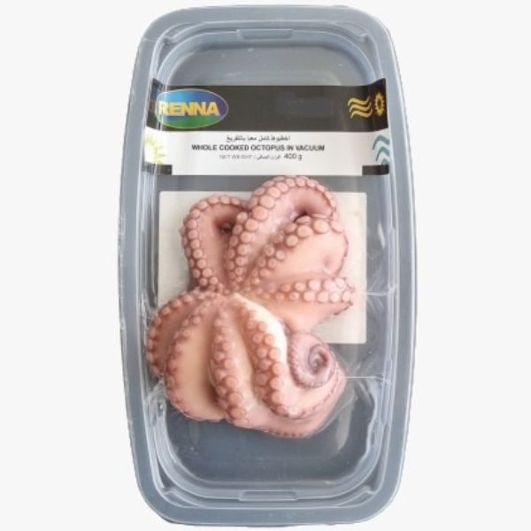 Cooked Whole Octopus In Vacuum 400g - Renna RENNA - Packaged Seafood @Mercato Gourmet | Your Italian Gourmet Supermarket