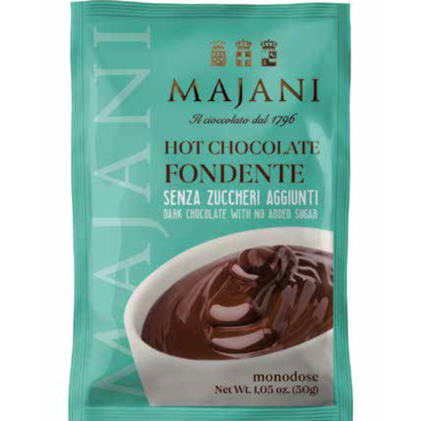 Classic Milk Hot Chocolate with NO Added Sugar 30g - Majani Majani - Chocolate @Mercato Gourmet | Your Italian Gourmet Supermarket